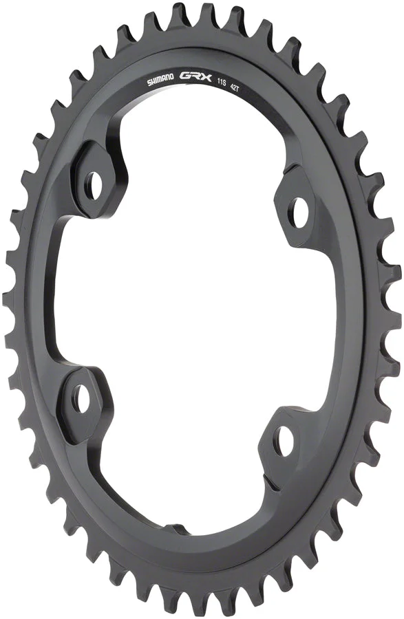 Shimano GRX RX810 Chainring – 42t 110 BCD 4-Bolt 11-Speed Black