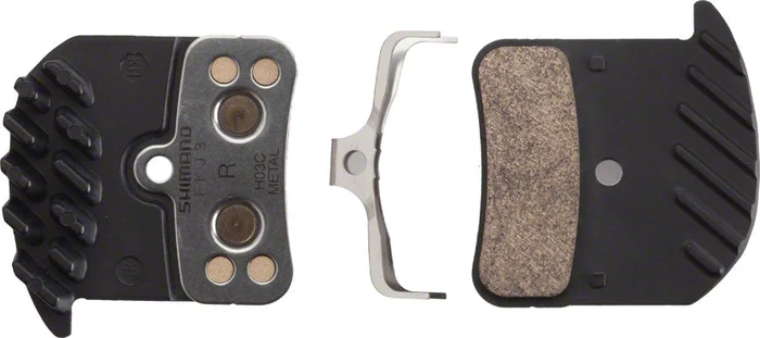 Shimano H03C-MF Disc Brake Pad Spring – Metal Compound Finned Aluminum Backplate One Pair