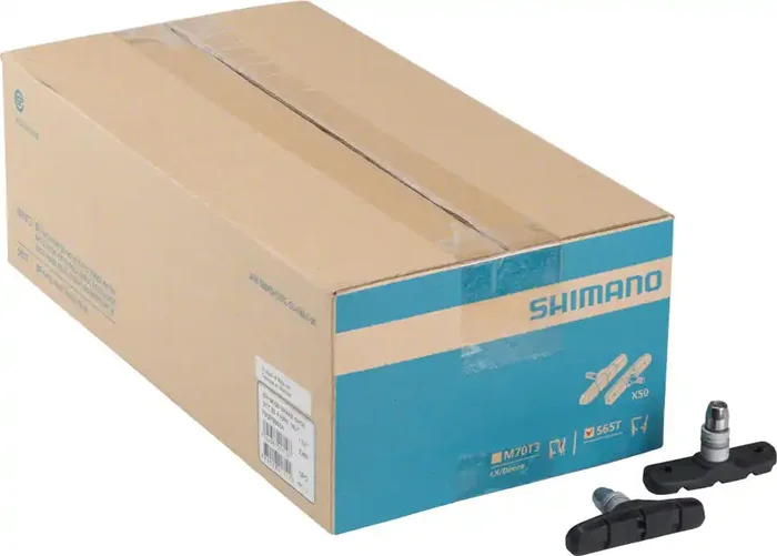 Shimano S65T Linear Pull V-Brake Pad Set Threaded Post OEM Replacement 50 Pairs