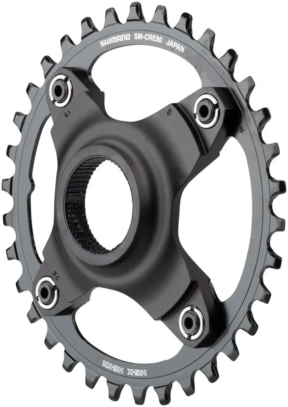 Shimano STEPS SM-CRE80-B Chainring without Chainguide, 53mm Boost Chainline, 34t