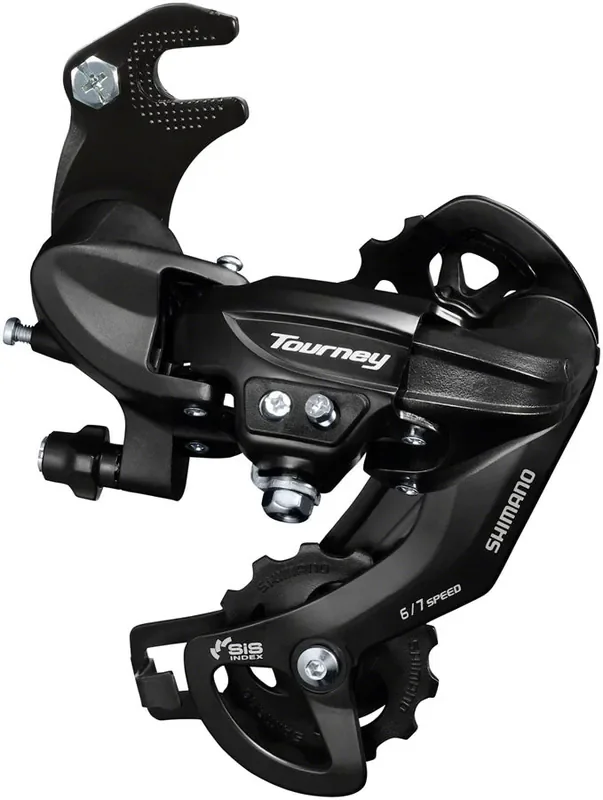 Shimano Tourney RD-TY300-SGS Rear Derailleur – 6,7 Speed, Long Cage, Black