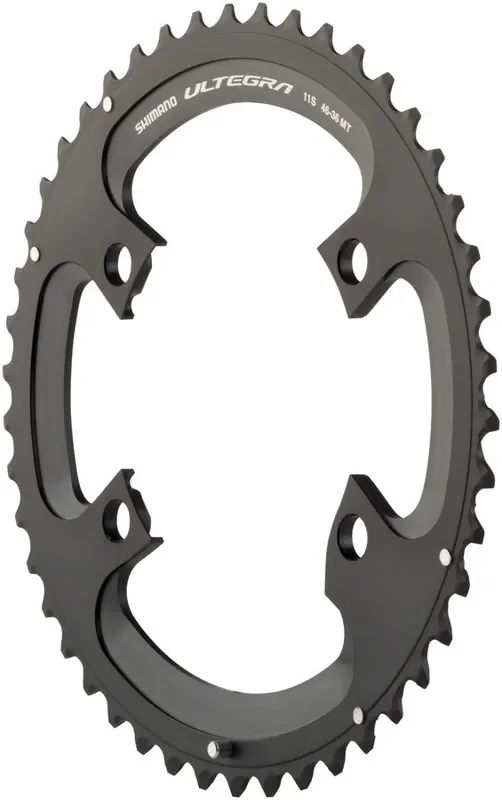 Shimano Ultegra R8000 Chainring 36/52t or 36/46t 110 BCD 11-Speed Aluminum Blk