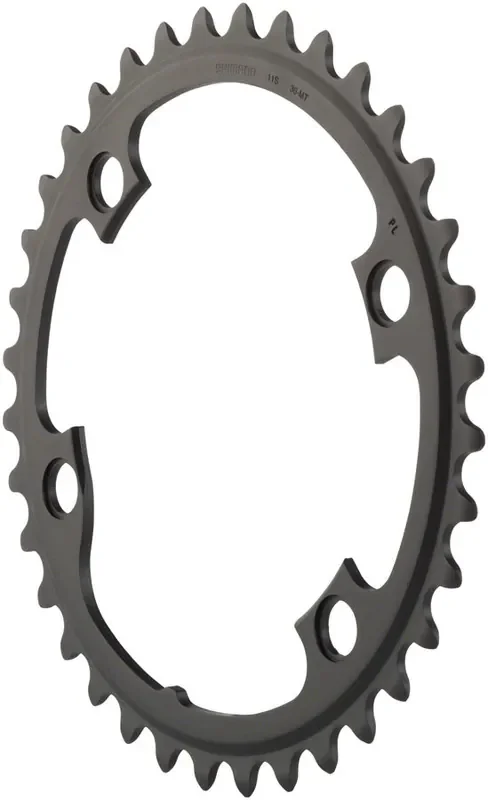 Shimano Ultegra R8000 Chainring 36/52t or 36/46t 110 BCD 11-Speed Aluminum Blk