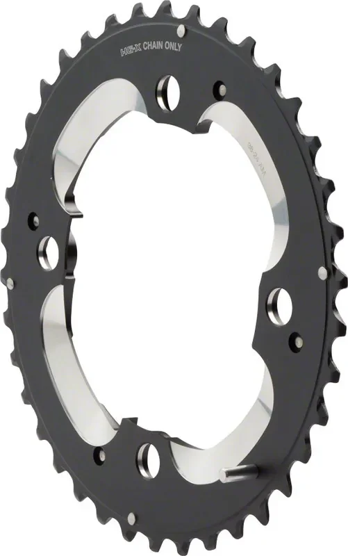 Shimano XT M785 Outer Chainring 38t 104 BCD 10-Speed Aluminum Black AM-type