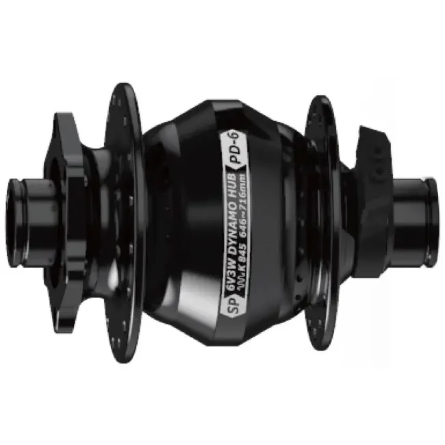 Shutter Precision PD-6 IS-Disc Front T-A Hub, 15x100mm, 32h – Black