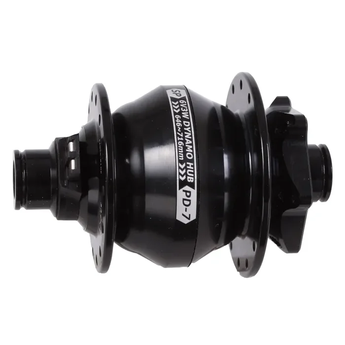 Shutter Precision PD-7 IS-Disc Front T-A Hub, 12x100mm, 32h – Black