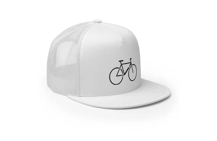 Single Speed – White Trucker Cap