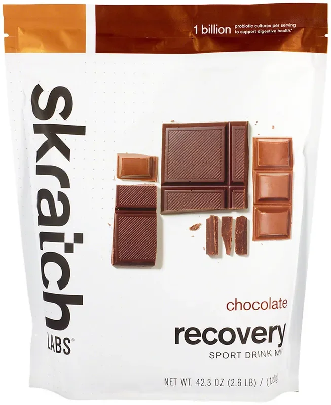 Skratch Labs Recovery Sport Drink Mix – Chocolate, 24-Serving Resealable Pouch