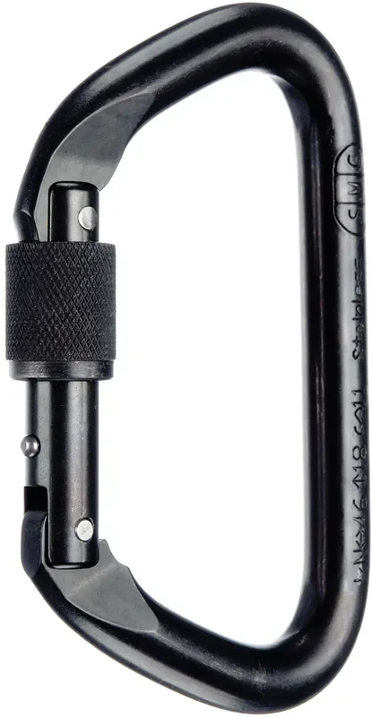 Smc Large Steel Carabiners Large Ss Sg Black