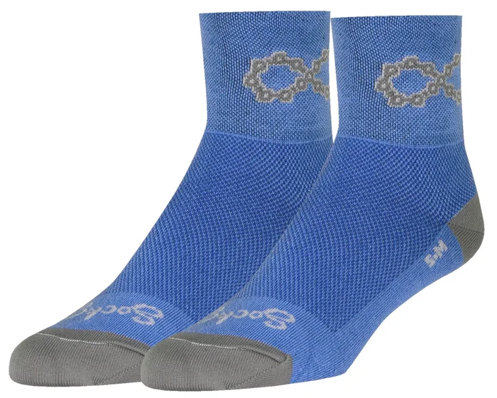 Sockguy 3″ Socks (Blue) (S/M)