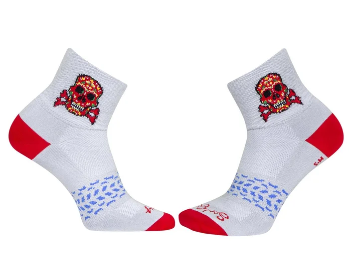 Sockguy 3″ Socks (Red Skull) (L/XL)
