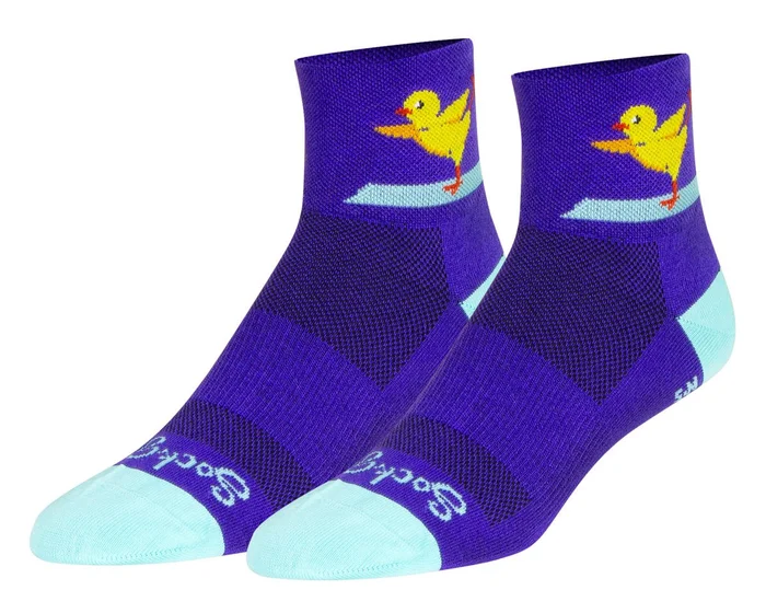 Sockguy 3″ Socks (Yoga Chick) (S/M)