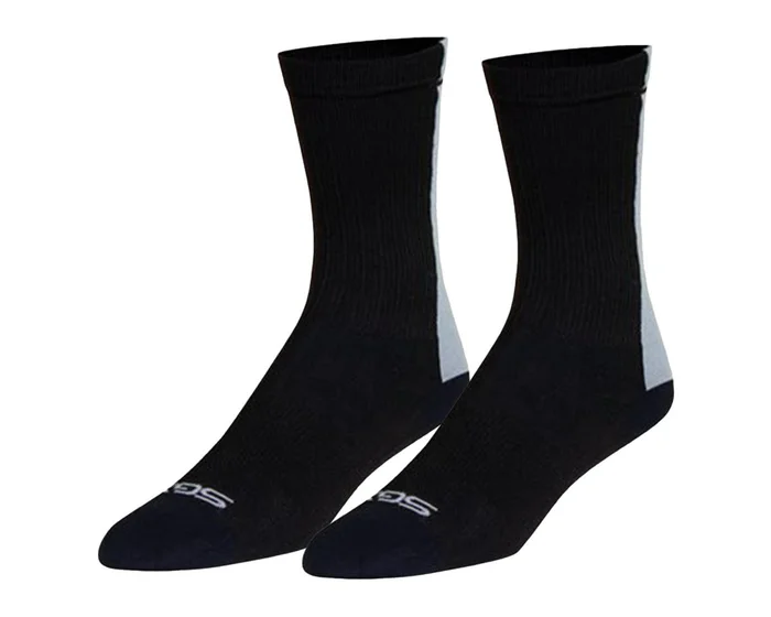 Sockguy 6″ SGX Socks (IMBA Black) (S/M) (International Mountain Bicycling Association)