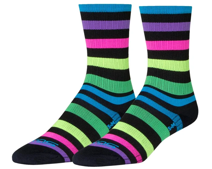 Sockguy 6″ SGX Socks (Night Bright) (L/XL)