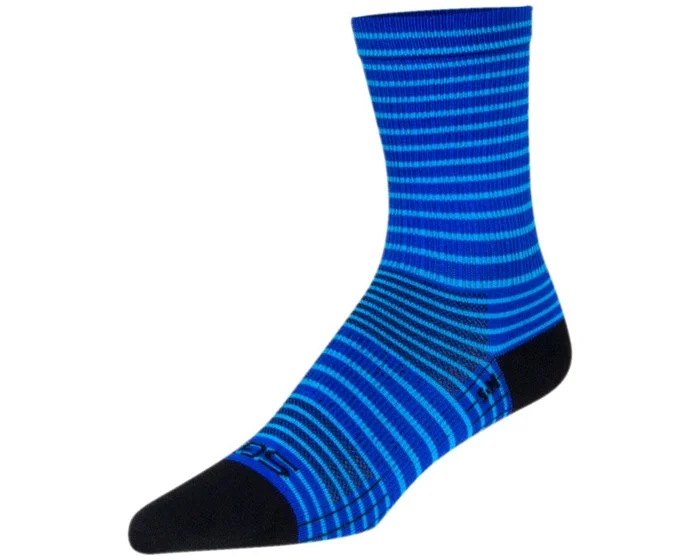Sockguy 6″ SGX Socks (Royal Stripes) (L/XL)