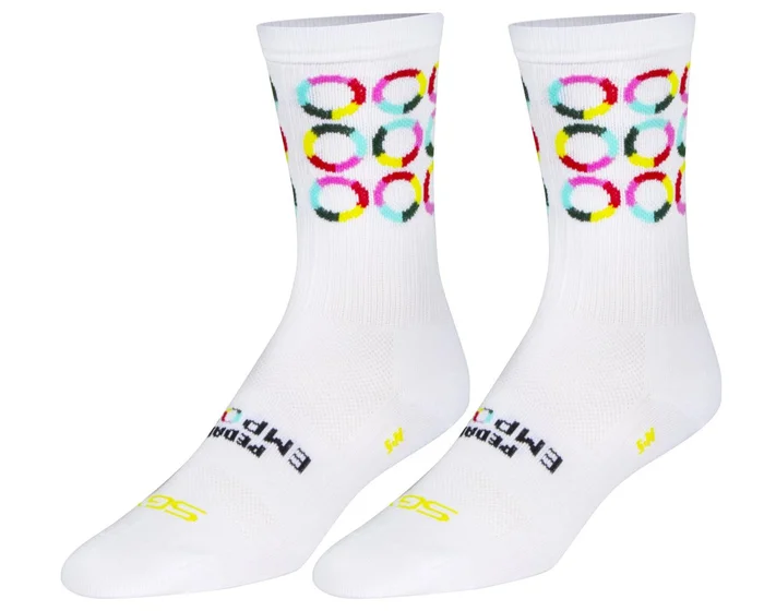 Sockguy 6″ SGX Socks (World Relief Bicycle) (S/M)