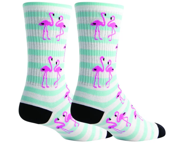 Sockguy 6″ Socks (Flamingo) (S/M)
