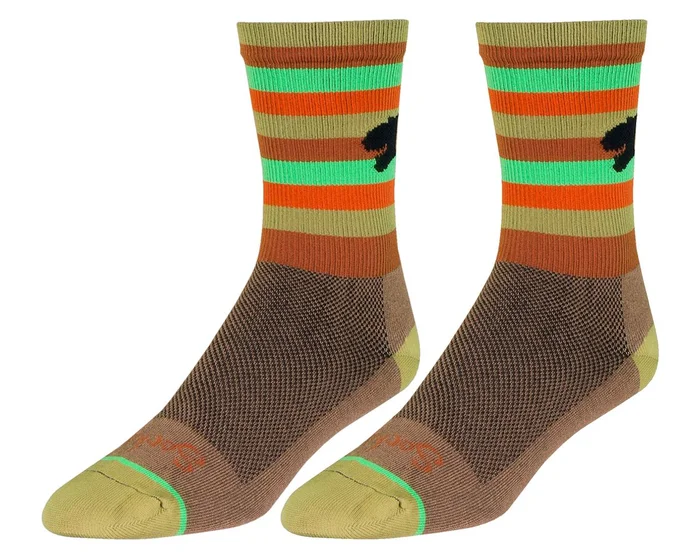 Sockguy 6″ Socks (GiddyUp) (Dinosaur) (S/M)