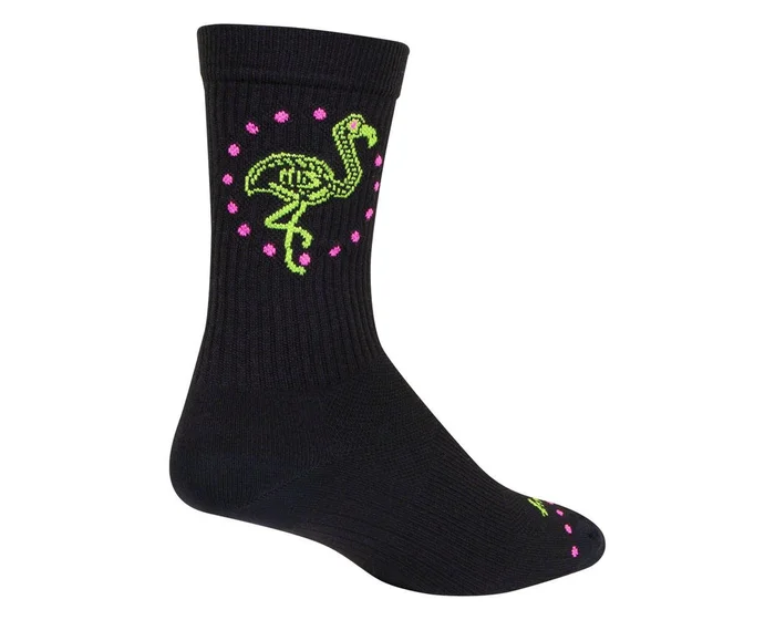 Sockguy 6″ Socks (Leg Up) (Flamingo) (S/M)