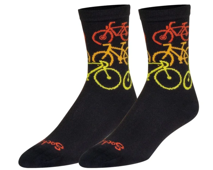 Sockguy 6″ Socks (Nvr Enuf) (Bike) (S/M)