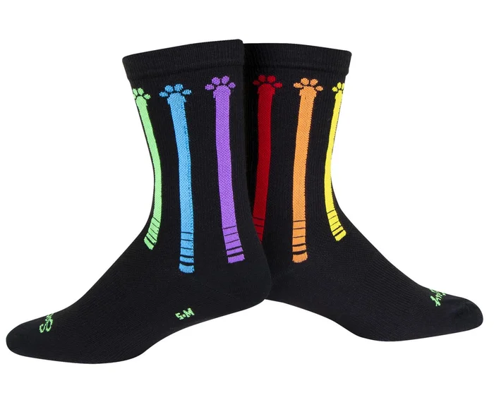 Sockguy 6″ Socks (Pawsitive) (L/XL)