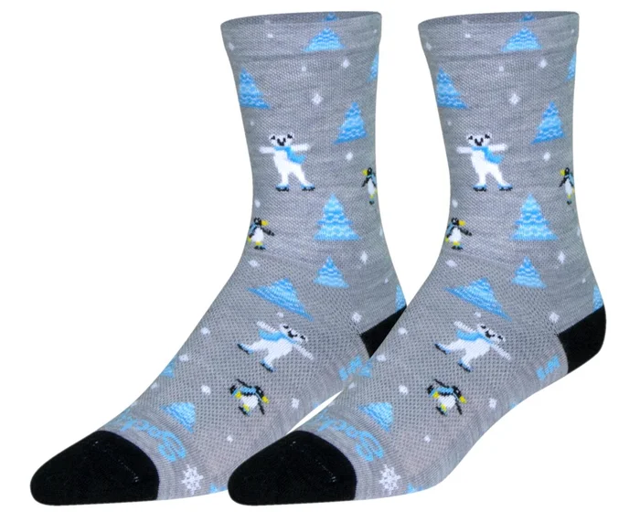 Sockguy 6″ Wool Socks (Snow Day) (S/M)