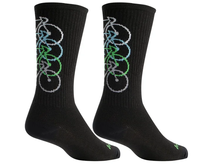 Sockguy 6″ Wool Socks (Stacked) (L/XL)