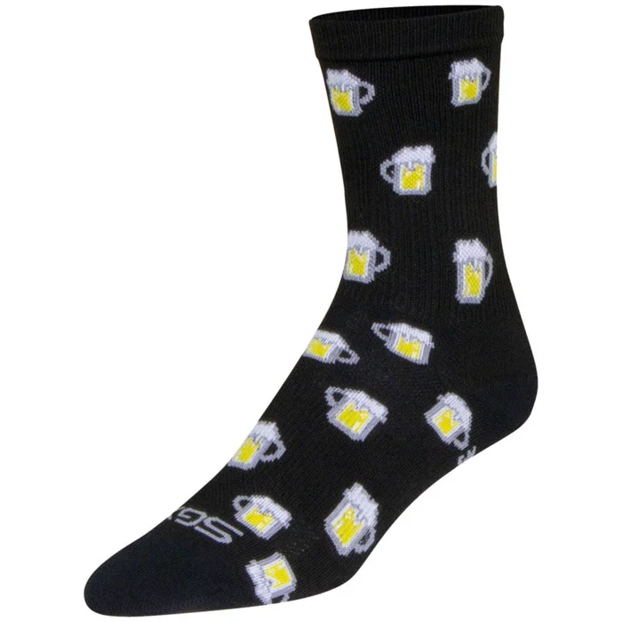 SockGuy SGX Pints Bike Socks – Black