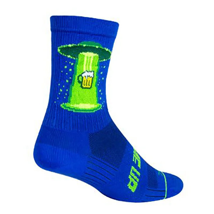 SockGuy Sockguy SGX Beer Me Up Socks 9-13 Blue