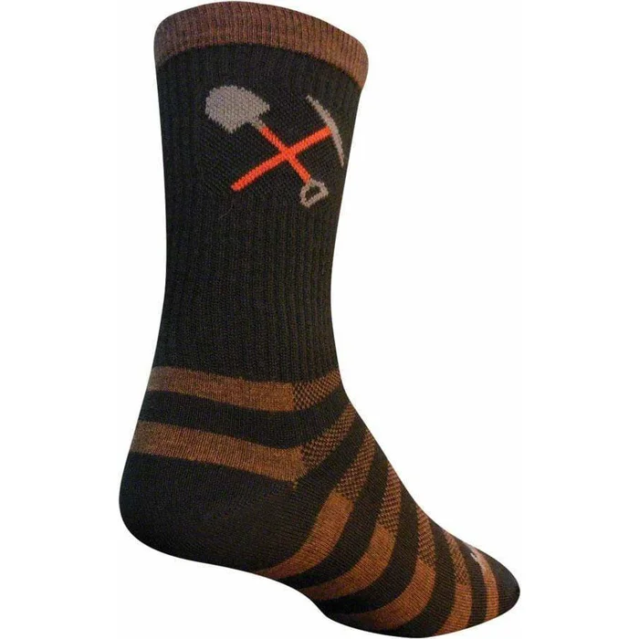 SockGuy Trail Maintenance Wool Cycling Socks – 6 inch