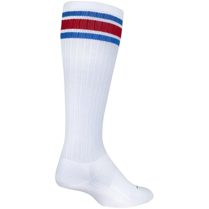 SockGuy Tubular SGX Bike Socks – White