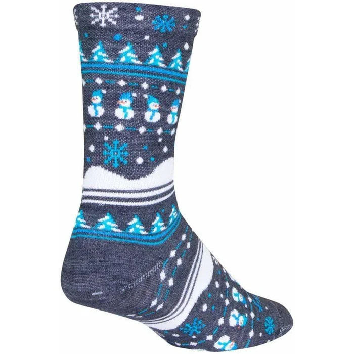 SockGuy Winter Sweater Wool Cycling Socks – 6 inch