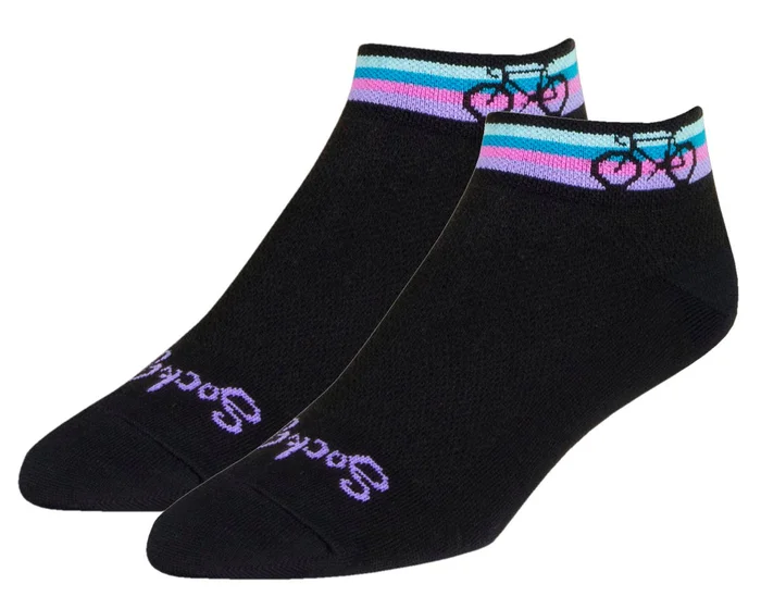 Sockguy Women’s 1″ Socks (Biker Babe) (S/M)