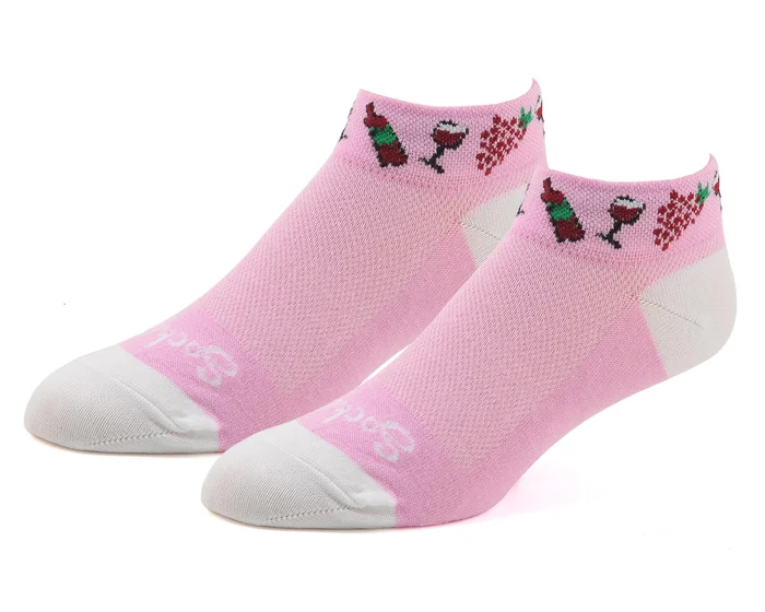 Sockguy Women’s 1″ Socks (Vino) (S/M)