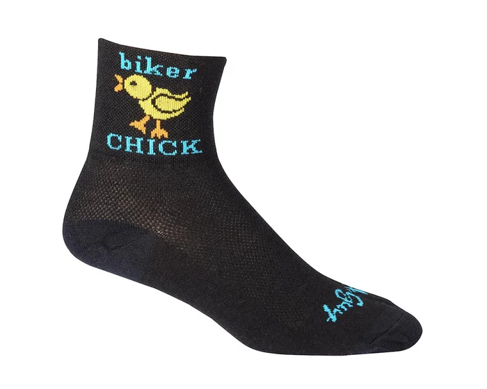 Sockguy Women’s 2″ Socks (Biker Chick) (S/M)