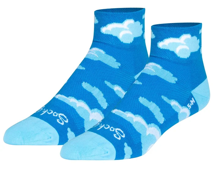 Sockguy Women’s 2″ Socks (Cloudy) (S/M)