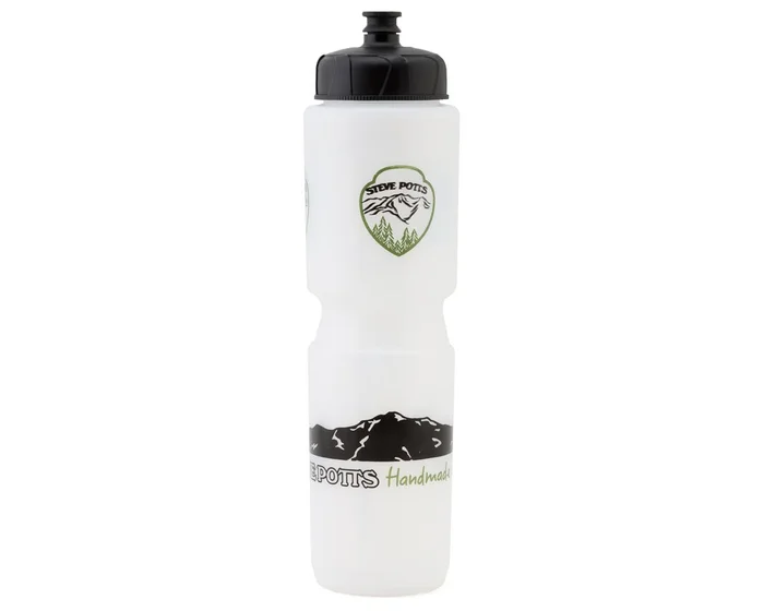 Soma Further Extra Large Cycling Water Bottle (Clear/Black) (Pull-Open) (36oz) (Steve Potts)
