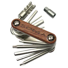 Soma Soma Woodie 11-Function Multi-Tool Wood/Chrome
