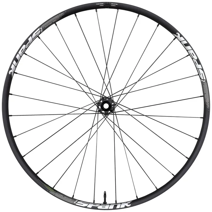 SPANK 350 Vibrocore Front Wheel 29in 15x110mm 6-Bolt Boost 28H Black/Silver