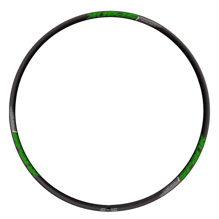 SPANK 350 Vibrocore� Rim, 29″ Black Green