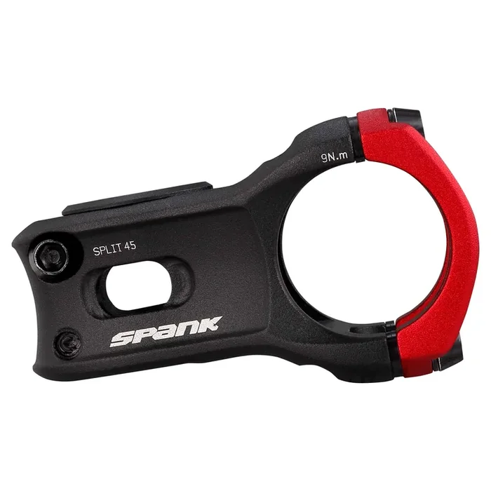 SPANK SPLIT 35 Stem 45mm Red Aluminum Highly Weight-Optimized Single Crown