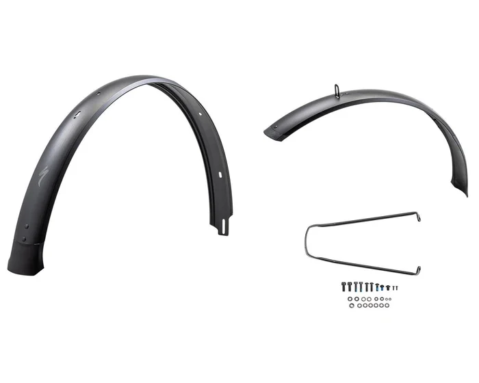 Specialized 2023 Tero X 4.0 Front & Rear Fender Set (Black) (29/27.5″) (Alloy) (w/Hardware)