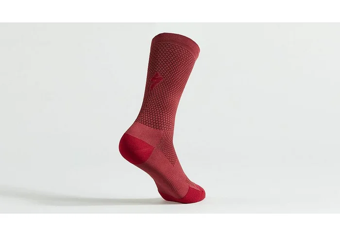 Specialized hydrogen vent tall sock maroon s