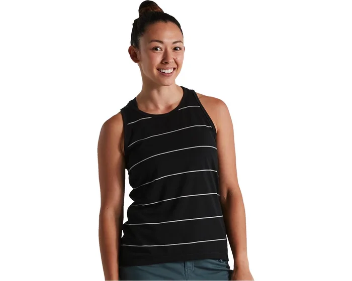 Specialized Women’s Drirelease Stripe Tank (Black) (S)