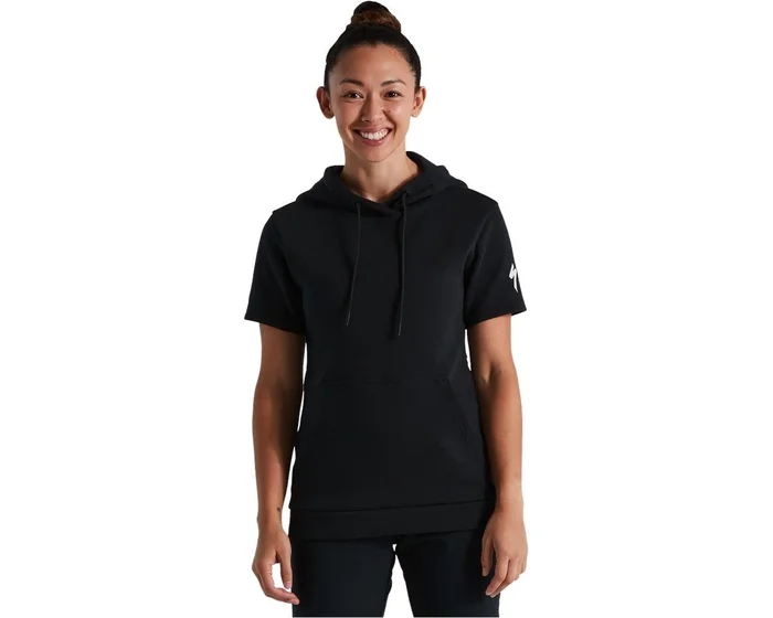 Specialized Women’s Legacy Short Sleeve Hoodie (Black) (M)