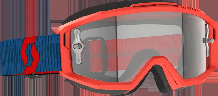 Split Otg Goggle Drk Blue/Neon Rd Clear Works