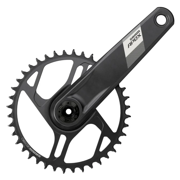 SRAM Apex 1 Wide Crankset – 172.5mm 12-Speed 40t Direct Mount DUB Spindle Interface BLK D1