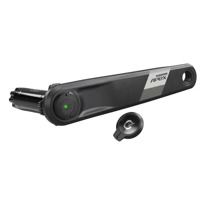 SRAM Apex AXS Wide Left Crank Arm Power Meter Spindle Assembly – 175mm 12-Speed DUB Spindle Interface BLK D1