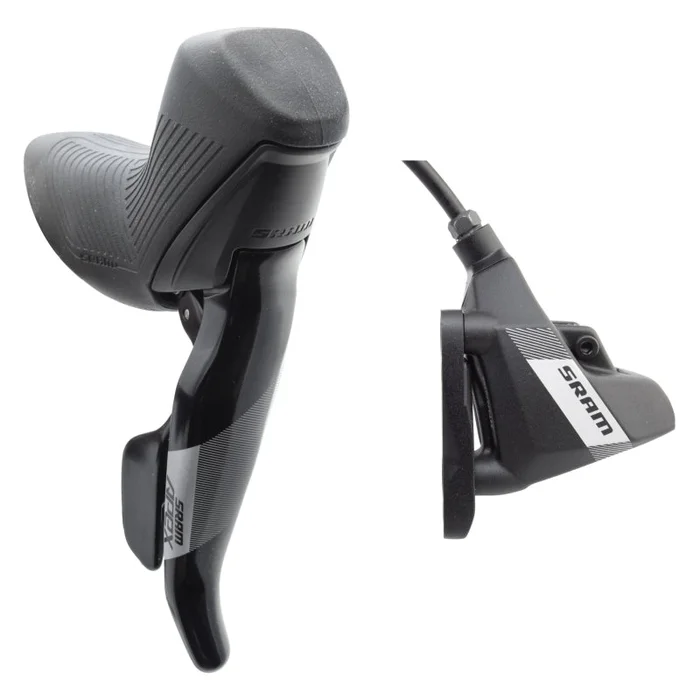 SRAM Apex Shift/Brake Lever Hydraulic Disc Brake Caliper – Right/Rear 12-Speed DoubleTap Flat Mount 20mm Offset BLK D1