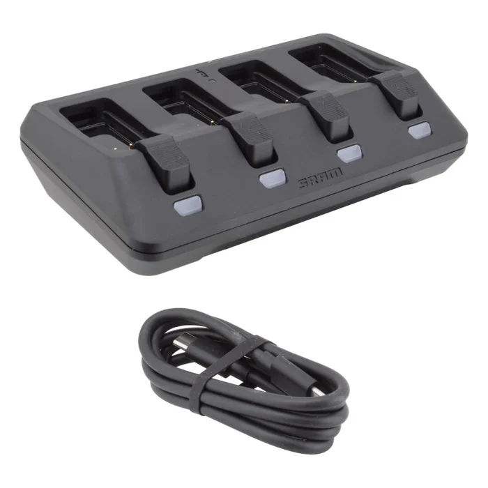 SRAM AXS eTap 4-Port Battery Base Charger – Includes USB-C Cord Batteries not included